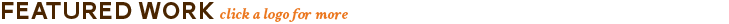 Click a logo for more