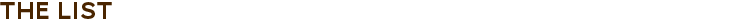 The List