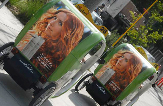 Photo Gallery of Aveeno Pedicab Campaign