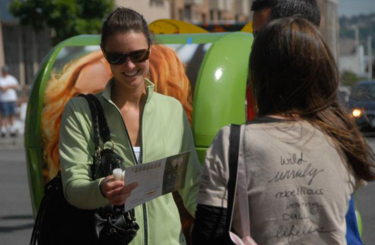 Photo Gallery of Aveeno Pedicab Campaign