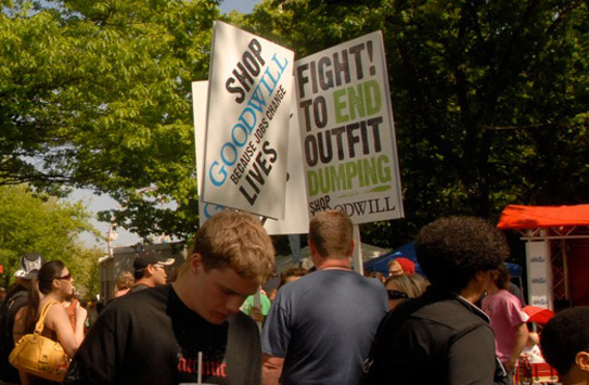 Photo Gallery of Seattle Goodwill 'Jobs Change Lives' Campaign.