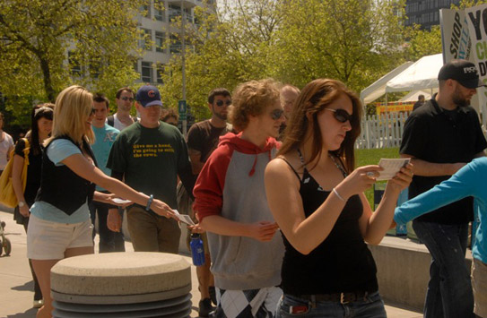 Photo Gallery of Seattle Goodwill 'Jobs Change Lives' Campaign.