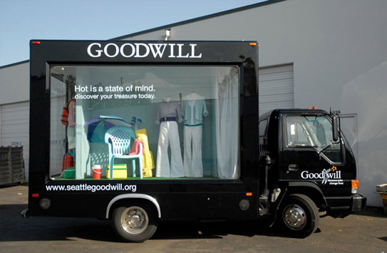 Photo Gallery of Seattle Goodwill 'Jobs Change Lives' Campaign.