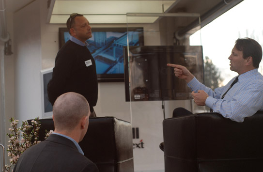 Photo gallery of Hitachi's 1.5 UltraThin Screen Campaign