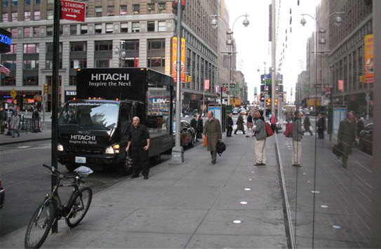 Photo gallery of Hitachi's 1.5 UltraThin Screen Campaign