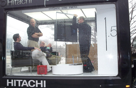 Photo of Hitachi's 1.5 UltraThin Screen Campaign